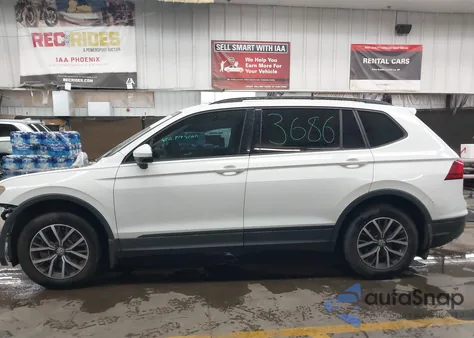 2021 Volkswagen Tiguan 2.0T S из США, поврежденный, VIN 3VV1B7AX9MM068014